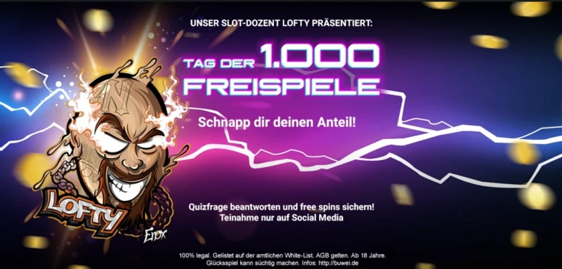 bingbong free spins page